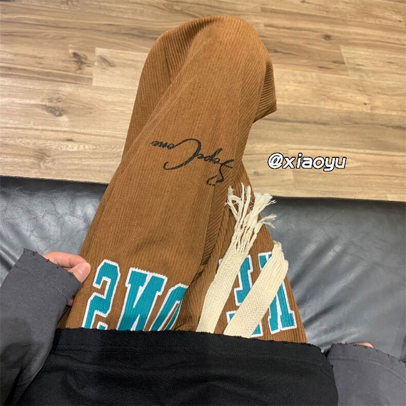 XZ616秋季新款重磅灯芯绒百搭休闲长裤TY413P55控68,男装休闲裤,星座512A（原616）