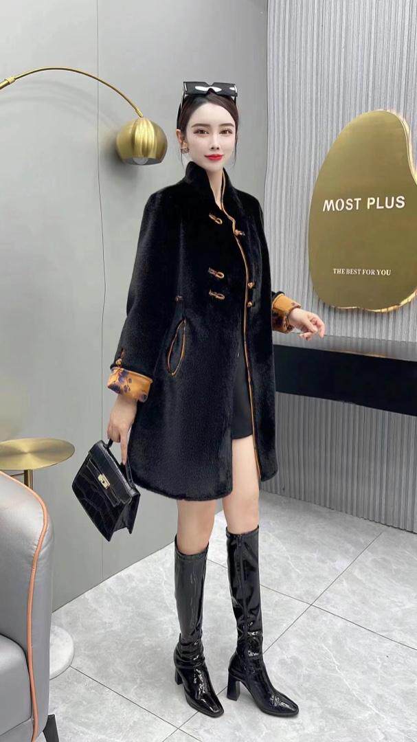 风盘扣貂外套排单中，其它，天使公主