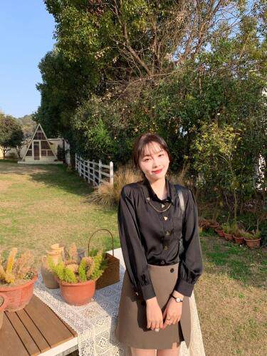 《现货》气质款衬衫仿真丝面料，女装衬衫，CL.chuling