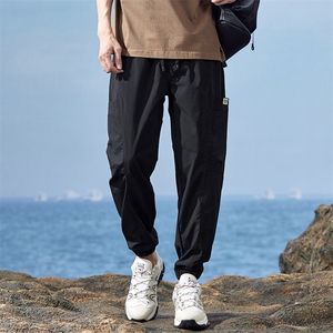 速干工装休闲裤男2026夏季潮流伞兵裤宽松束脚弹力裤子Z9823-P45图片