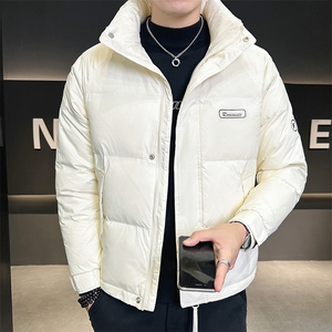 2025冬季新款店主风立领印花休闲保暖羽绒服外套YR809-P160图片