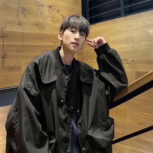 错位门禁飞行员夹克男外套男棒球衣服 XH26-P70图片