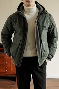 大码连帽男士加厚保暖大棉袄7503-P90大码元控169图片