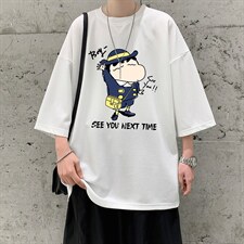 Q11240-P30春夏季七分袖t恤男大码五分袖男短袖中袖大皂风，男装T恤，电商A040