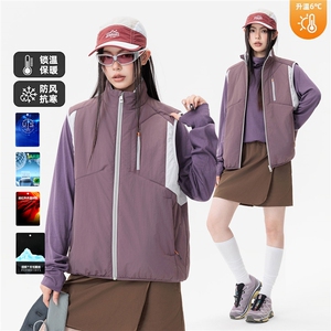 新款休闲棉马甲图片