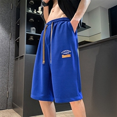 2025夏季新款短裤男刺绣沙滩休闲五分裤男休闲运动中裤K1074-P26，男装牛仔裤，星座207