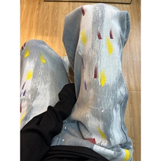 【有货】CK200CC-特P45复古彩色涂鸦做旧水洗宽松牛仔裤男，男装牛仔裤，星座1007（原301D）
