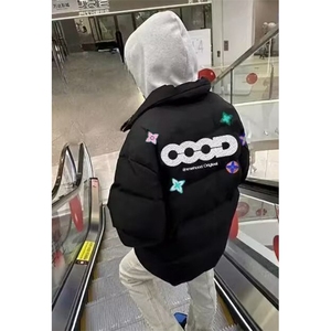 立领短裤棉服男款冬季情侣防寒保暖面包服棉袄外套 M788图片