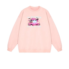 2025年秋季套头长袖通勤万圣节南瓜鬼，女装卫衣/绒衫，花可