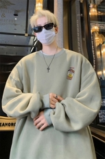 ！圆领卫衣男装港风长袖T恤男外套男WY251-特P23，男装T恤，电商B367