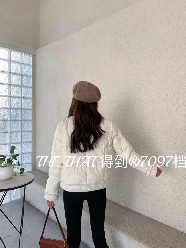 90绒小香风羽绒服，女装羽绒服，得到THETHAT