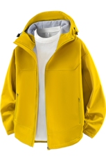 新款男女高品质户外登山服青少年学生冲锋衣夹克外套HS6611-P80，男装夹克，星座1206（原A206）