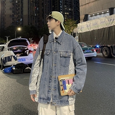 大货2024秋季情侣牛仔夹克港风男士大码宽松外套JK814-P65，男装夹克，星座1103-3