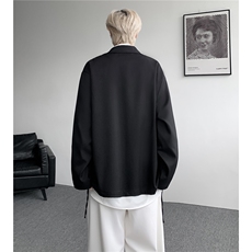 现货KS1162-特P50控98新中式小众西装大码外套长袖，男装衬衫，电商A059