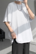 8XL-M高品质！！特大码冰丝速干T恤男透气短袖上衣纯色DX314P25，男装T恤，电商D206-1