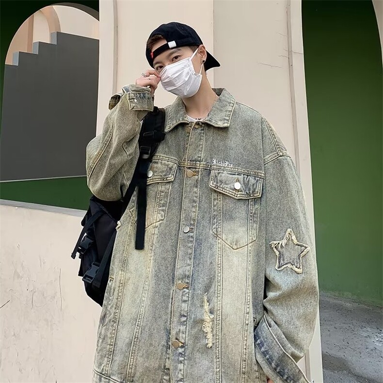 秋季青春流行男夹克文艺潮外套 J2076 P63图片