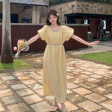 【现货！】法式泡泡袖连衣裙2c213-2577-p135-k188，女装连衣裙，2C213