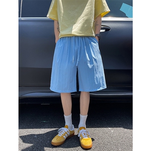 8XL-M多巴胺短裤男款夏季冰丝薄款休闲透气五分裤沙滩DK26004P25图片