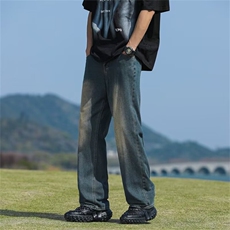 2024美式牛仔裤男款春季长裤潮T1705P40，男装牛仔裤，星座1116-2