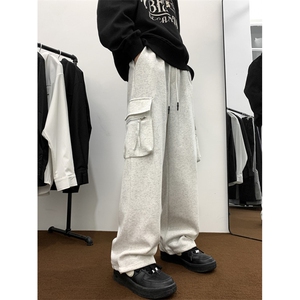 新款工装裤男女美式潮牌宽松高街休闲裤子春季AK8877-p45 68图片