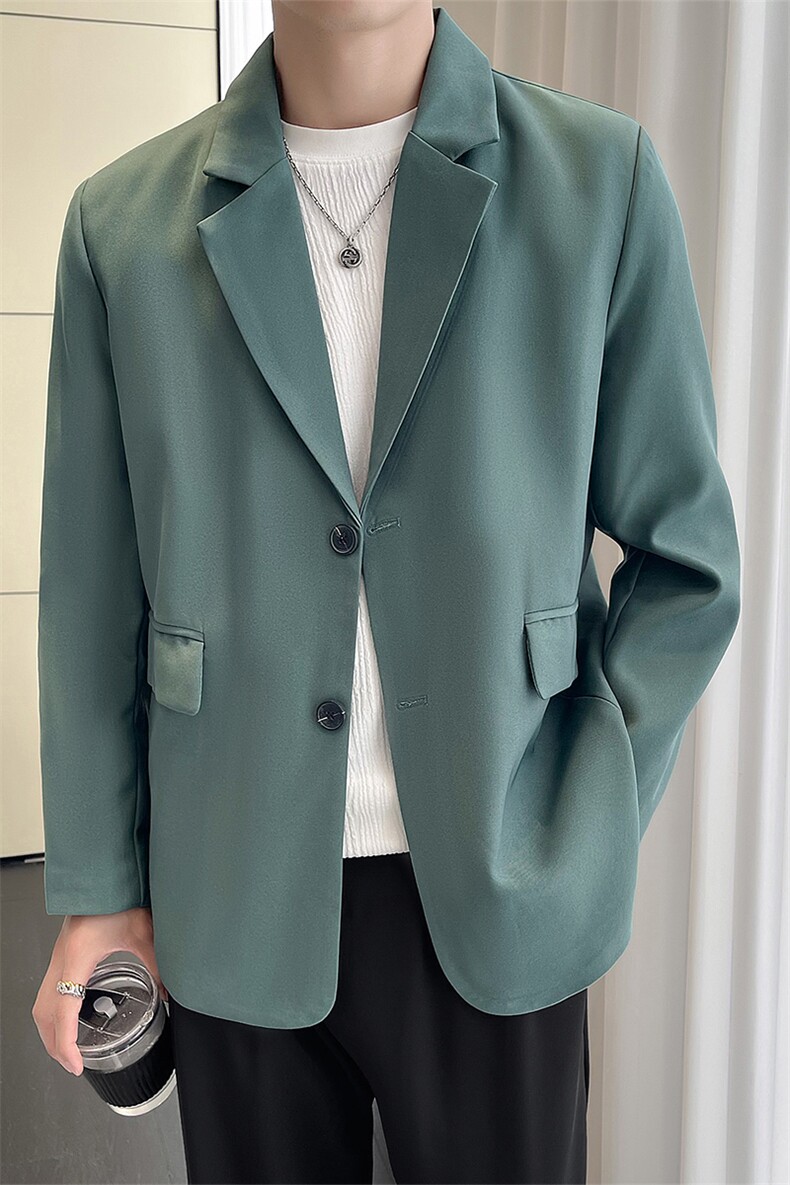 秋季休闲小西服男装外套西服男XF001-P75控128黑色尺码到4XL,男装西服,星座210-1