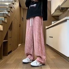 扎染灯芯绒裤子男秋冬款直筒长裤立体包边卫裤痞帅休闲裤KA647，男装休闲裤，星座1116A-1（原606A）