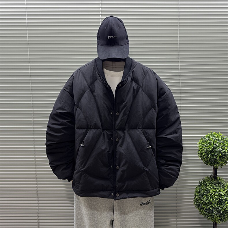 2025新标90白鸭绒冬季棒球服短款男士羽绒服外套359-P280,男装羽绒服,钱塘708(原3018)