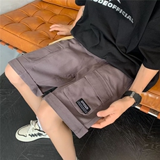 流行宽松型新款潮夏季百搭休闲裤直筒时尚潮牌工装裤男五分裤，男装休闲裤，星座716-4