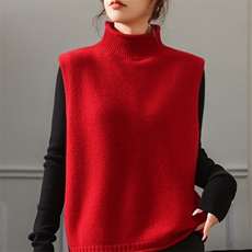新款高领马甲,女装马甲,贝美羊绒, 新款高领马甲,女装马甲,贝美羊绒,