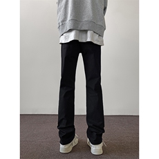 B221美式ins高街暗黑拼接修身弹力牛仔裤LK24161-P60控78，男装牛仔裤，电商B221
