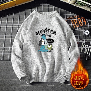 M19074-P45 加绒款-P65 加厚加绒毛衣男大码毛线衣男针织衫男线衫图片