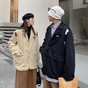 D652-P58设计感小众西装外套潮牌宽松冷淡风西服高级感炸街上衣图片