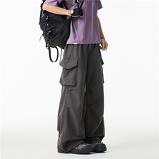 抖音品质新款美式户外登山防水宽松冲锋裤B315-K25753-特P45控88，男装休闲裤，电商B315