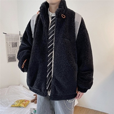 1羊羔毛棉衣外套男宽松加棉加厚ins大码情侣棉服7956P105控138，男装棉衣，星座226-2