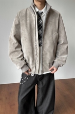 90白鸭绒羽绒服加厚扎染潮流休闲皮衣夹克D54142-TP135不，男装夹克，电商A102