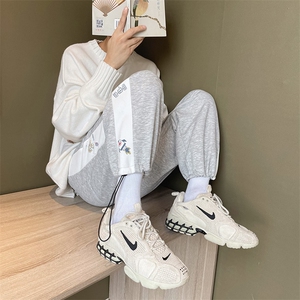 加绒休闲裤直筒抽绳B342-K6363-P50图片