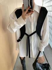 高级感衬衣假两件,其它,玩美