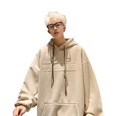 抖音品质加绒潮流立体钢印字母卫衣LMWY03JR-P60LMWY03-P55，男装卫衣，电商B325