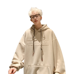 抖音品质加绒潮流立体钢印字母卫衣LMWY03JR-P60  LMWY03-P55图片