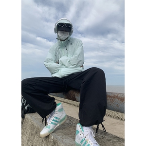 B221 美式ins街头hiphop宽松工装休闲裤子 LK23122-P65 控88图片