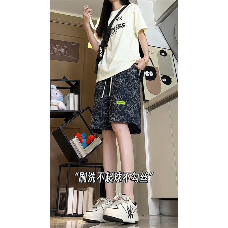 数据大码牛仔裤短裤大裤衩休闲宽松直筒五分裤NZ07-P38，男装牛仔裤，星座301C-5