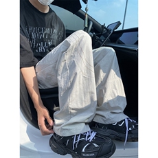 夏季新款潮流速干冰丝气孔设计宽松休闲裤B315-K24174-特p30控58，男装休闲裤，电商B315