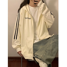 卫衣开衫男女连帽外套春秋新款宽松百搭上衣XZ102B-1W2558P65，女装短外套，星座102B-1