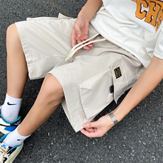 高街短裤男夏季百搭外穿运动裤港风潮牌宽松休闲五分裤子，男装休闲裤，星座716-4