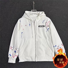 网络图现货美式潮GOOD泼墨刺绣连帽男女高街卫衣JWY532-P43，男装卫衣，星座715-7