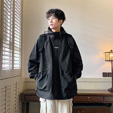 新款现货户外连帽夹克男冲锋衣外套JK813-P80，男装夹克，星座1204-3