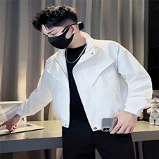 1506-1/JG641/P59外套男士时尚潮牌休闲痞帅春秋季短款工装夹克1，男装夹克，星座1506-1