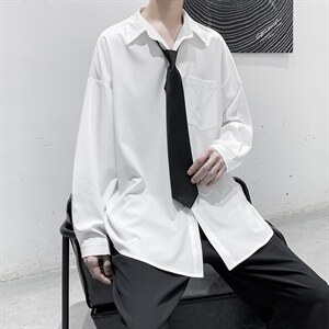 2025春夏百搭纯色百搭潮流免烫男衬衫上衣D201-DM13-P40图片