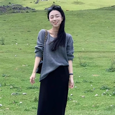2025年秋季长袖套头，女装针织衫/毛衣，泰沅羊绒
