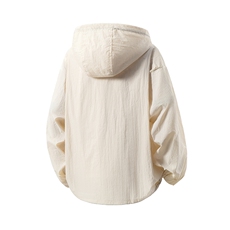 立体白底连帽滚边设计大码M-5XL情侣潮牌防晒服男FS77005P45控68，男装防晒衣，星座227-7